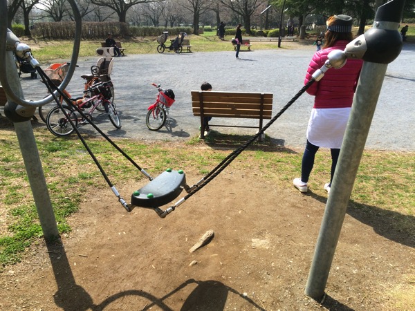 猿江恩賜公園の遊具