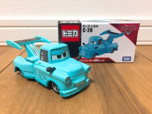 カーズトミカ C-28］改造された水色ボディ！メーター カーズ