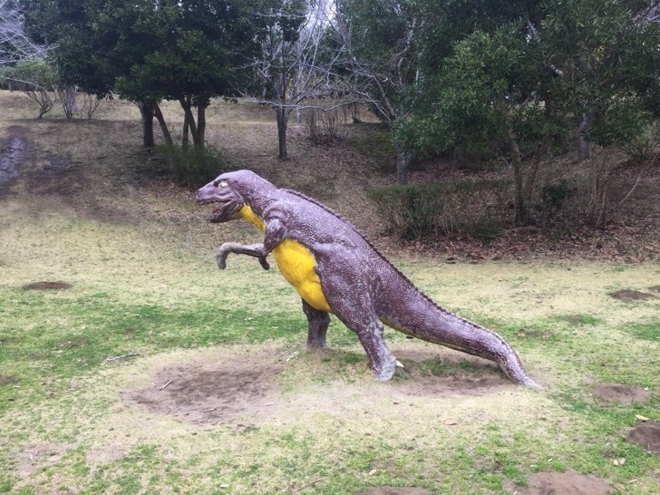 館山運動公園の恐竜