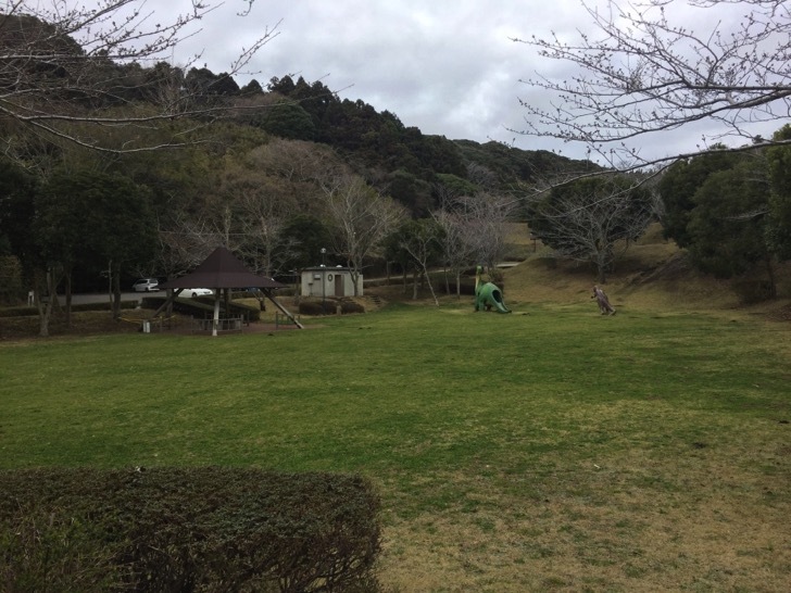 館山運動公園の恐竜