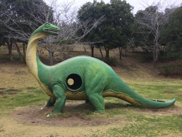 館山運動公園の恐竜