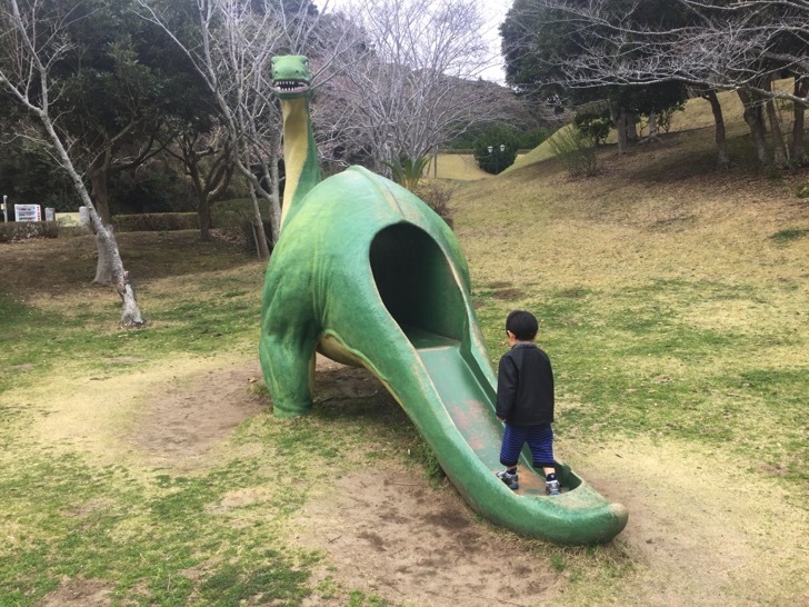 館山運動公園の恐竜