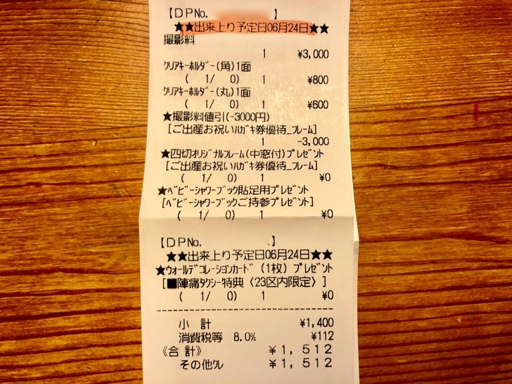 スタジオアリスの料金