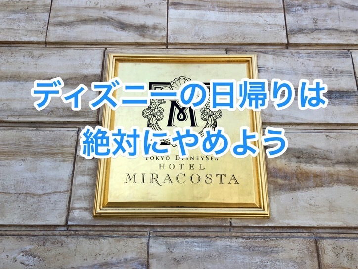 ディズニーの日帰りは超疲れる 絶対に日帰りをしてはいけない３つの理由 こたろぐ