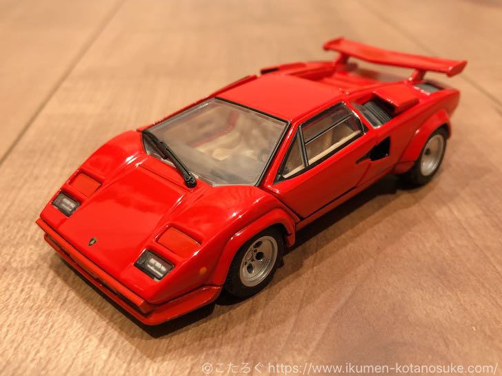 【トミカプレミアムRS ランボルギーニ カウンタック LP500 S レビュー】1/43スケールの超リアルな大人向けトミカ