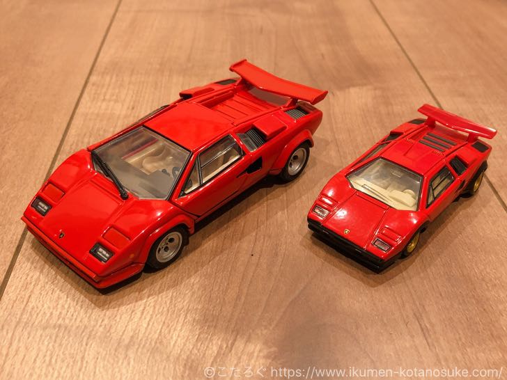 【トミカプレミアムRS ランボルギーニ カウンタック LP500 S レビュー】1/43スケールの超リアルな大人向けトミカ