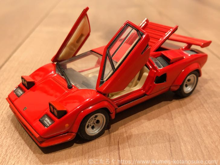 【トミカプレミアムRS ランボルギーニ カウンタック LP500 S レビュー】1/43スケールの超リアルな大人向けトミカ